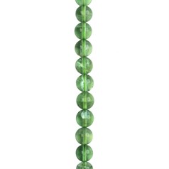 10mm Round Gemstone Bead Green Fluorite 'A' Quality 40cm strand