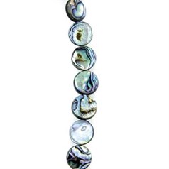 12mm Round shaped Abalone shell beads 40cm strand