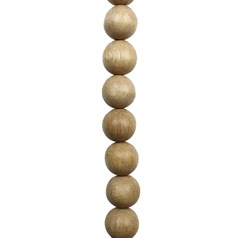 15mm Natural Rosewood Bead String 40cm