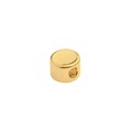 Superior 4mm Circle Shape Bead (Through Drilled) Gold Plated