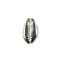 Cowrie Shaped Bead 16x10mm Sterling Silver (STS)