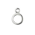 Ribbon Pendant Bail with Loop 8mm Sterling Silver (STS)