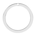 22mm Hoop shape Casting with Hole Sterling Silver (STS) Charm Pendant