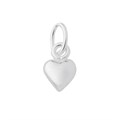 Puff Heart Charm Pendant (5mm) Silver Filled (SF)