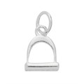 Horse Stirrup 13mm Charm Pendant Sterling Silver