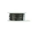 Parawire 20 Gauge (0.81mm) Non Tarnish Hematite Silver Plated Wire 25ft (7.6m) Spool